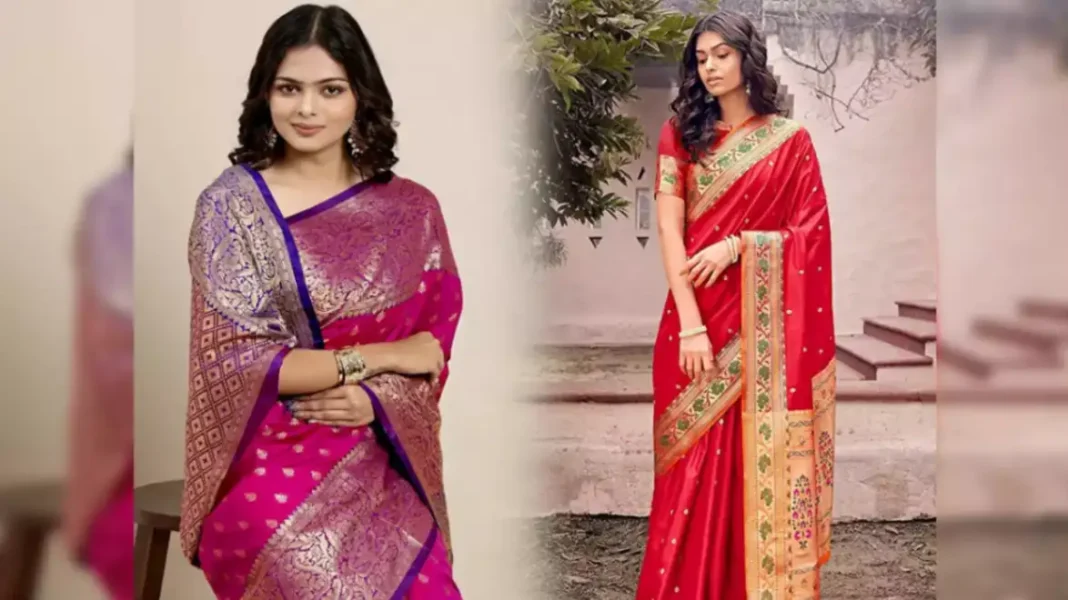 खुद को दें एक स्टाइलिश और सैसी लुक, इन लेटेस्ट डिजाइनर सिल्क साड़ियों के साथ